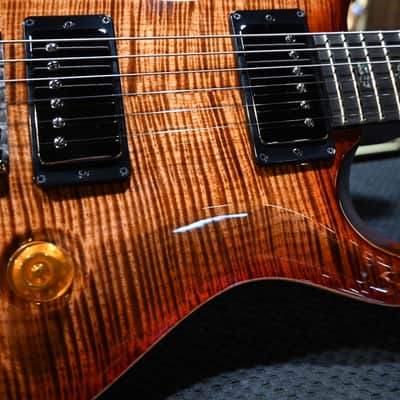 PRS Wood Library DGT 10-Top Ebony - Copperhead Cherry Burst #2554 image 7