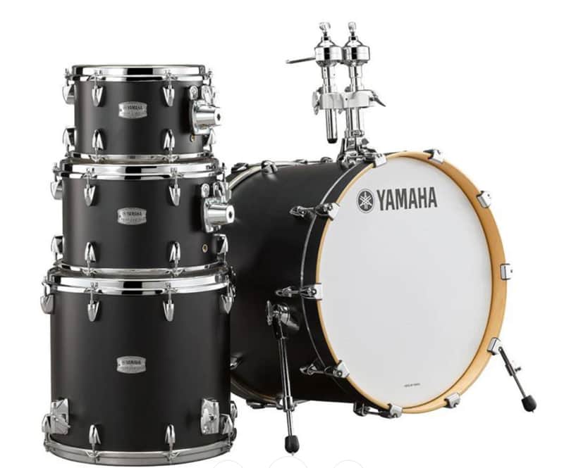 Yamaha Tour Custom Shell Pack 22-10-12-16in - Licorice Satin image 1