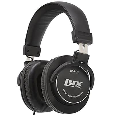 LyxPro HAS-10 Closed Back Over Ear Professional Headphones, Lightweight And Flexible, Black image 9