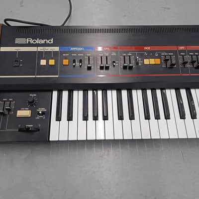 Roland Juno-6 61-Key Polyphonic Synthesizer 1982 - 1984 - Black image 2
