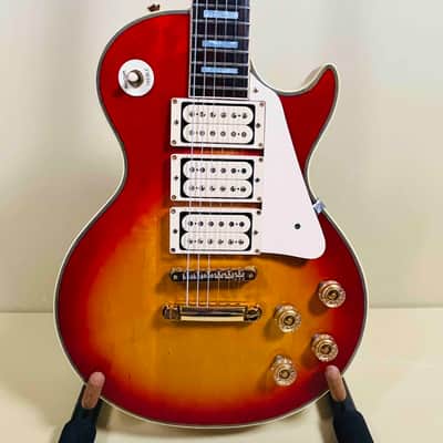 Greco EG-600PR MIJ 1979 "Ace Frehley"- Cherry Sunburst 3PU Les Paul Custom image 8