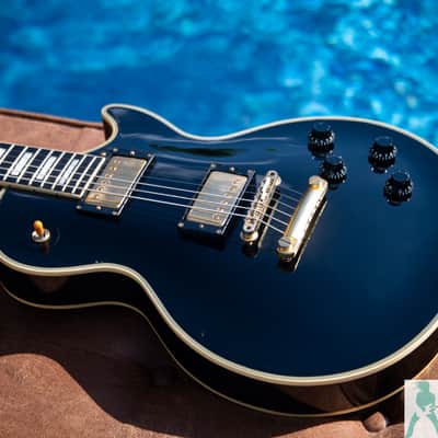 1989 Burny RLC-65 - 60's Style Les Paul Custom w Open Book Headstock & Split Diamond Inlay - Made in Japan - Pro Set Up w Perfect Frets/Action/Intonation! image 5