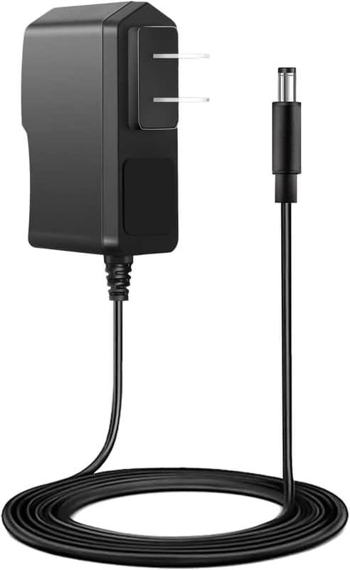 9V 1A AC/DC Power Supply Adapter for Casio Keyboard AD-5 AD-5MU AD-5MR WK-110 WK-200 LK-43 LK-100 LK-220 CTK-496 CTK-573 CTK-700 CTK-710 CTK-720 CTK-2100 Charger Cable Cord (8.2 feet) image 1