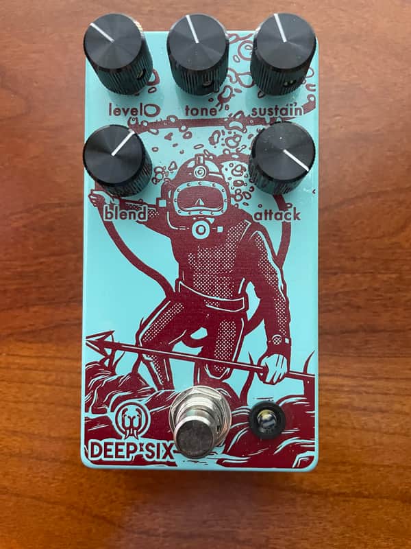Walrus Audio Deep Six Compressor V3 2018 - 2021 - Blue / Red Diver image 1
