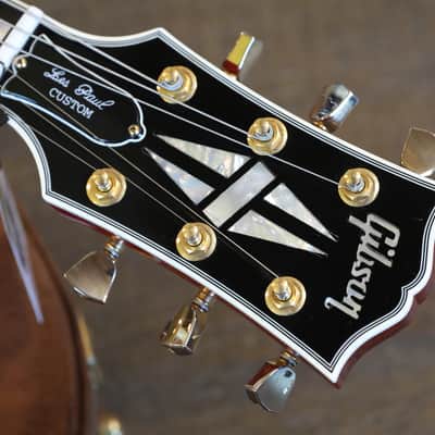 2015 Gibson Custom Shop Les Paul Custom Figured Electric Guitar Iced Tea Burst + COA OHSC image 12