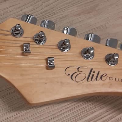 2025 Elite Customs Black w/ Gilmour MOD Style Strat Stratocaster electric guitar LTD BLEM image 5