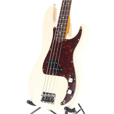 Fender Certified Pre-Owned American Professional II Precision Bass, Rosewood Fingerboard, Olympic White (K5) (29933) image 4
