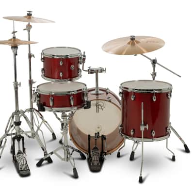 Gretsch Catalina Club 4-pc Shell Pack (18/12/14/0514sd), Dark Cherry Sparkle image 5