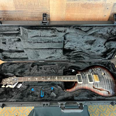 SALE! PRS 40th Anniversary Custom 24-08 Semi-Hollow, Charcoal Tri-Color Burst, 10 Top, Free Ship, 065 image 17