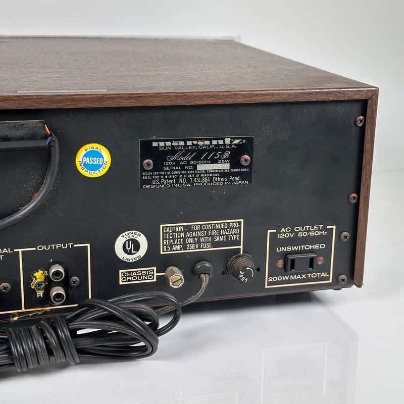Marantz Model 115B Vintage AM/FM Stereo Tuner | Reverb