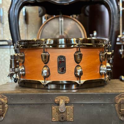 USED Mapex 6x14 Black Panther Heartbreaker Snare Drum in Natural image 1