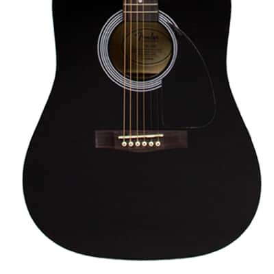 Fender FA-115 Dreadnought Acoustic Guitar - Black image 2