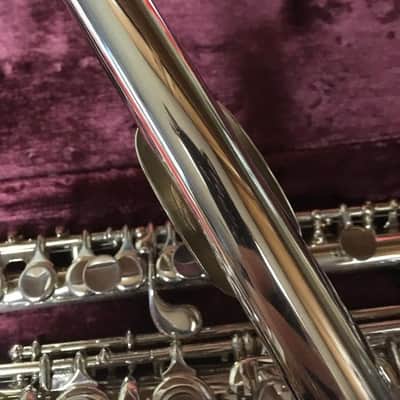 Artley Model 5-0 Flute-Solid Silver Head W/ 15P Piccolo & Case, CLEAN!! image 5