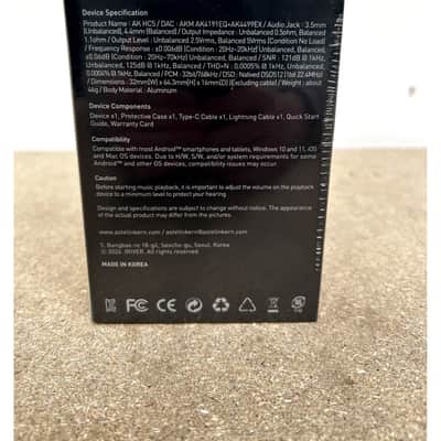 Astell & Kern HC5 - Audio Converter - Silver - Like New w/ Original Box image 3