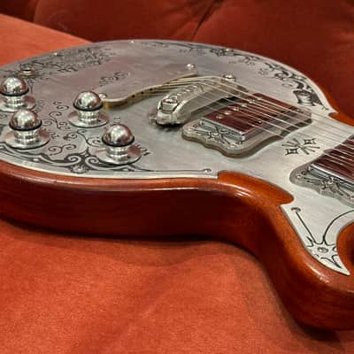 Teye Electric Gypsy 2010s - low SN - Excellent condition Burgundy and metal - El Torero R series image 8