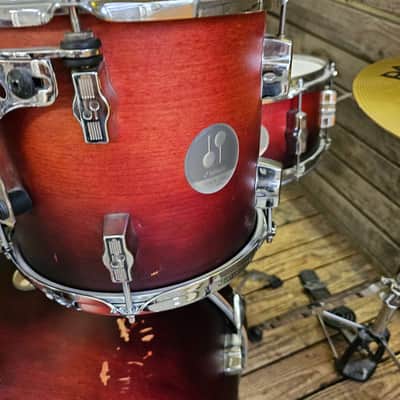 Drum Kit Sonor Force 2005 Birch, Waxed Cherry Fade USED! RKFFK060526 image 5