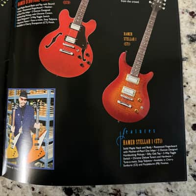 Hamer Catalog 1999 25th anniversary artist studio standard phantom Rick Nielsen slammer image 8