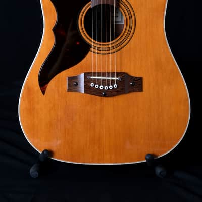 Vintage Left handed EKO Ranger 6 acoustic guitar with original case image 3