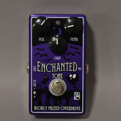 Caline CP-511 Enchanted Tone Overdrive Effect Pedal Purple image 1