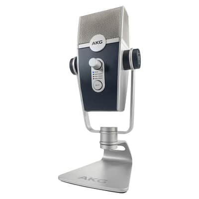 AKG Lyra Multipattern USB Condenser Microphone with AKG K 240 Studio Pro Headphones Bundle image 2