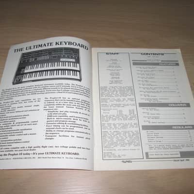 Polyphony 2 "PAIA" Vintage Electronic Music/ Synthesizer Magazine's  -1978 & 1982 - Synthesizer Brochure/Catalog image 11