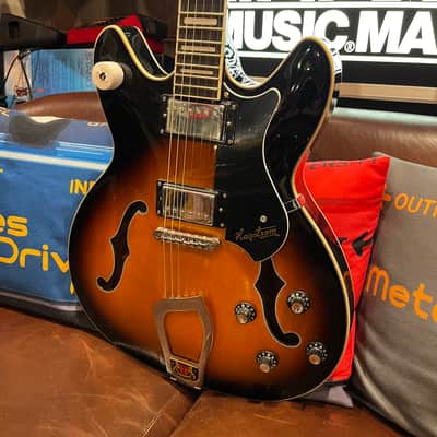Immagine Hagstrom VIK-TSB Viking Semi-Hollow 2025 - Tobacco Sunburst - 2