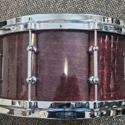 Ludwig Classic Maple 6.5x 14 snare Mahogany Stain image 5