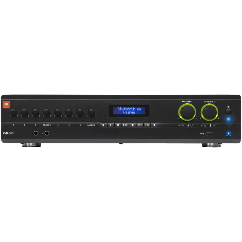 JBL Commercial VMA260 8-Input 60w Mixer/Amplifier with Bluetooth image 1