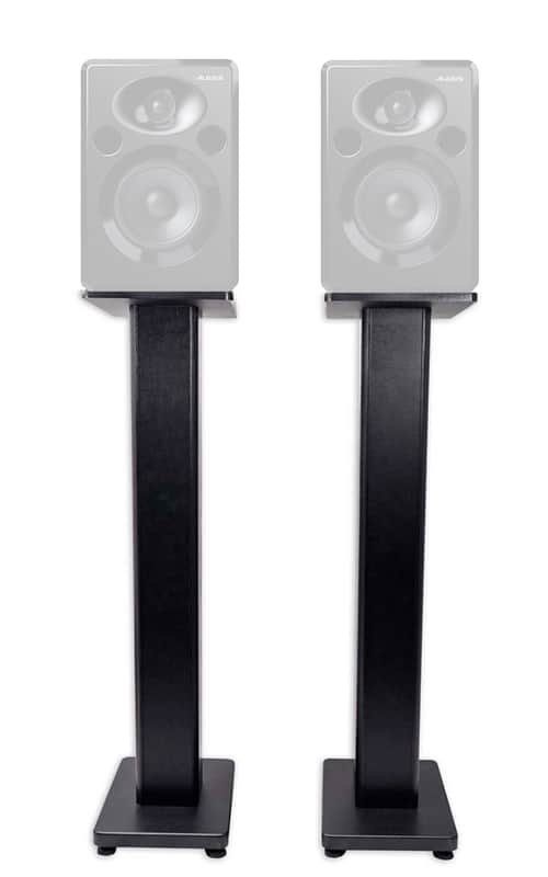 (2) Rockville 28" Studio Monitor Speaker Stands For Alesis Elevate 5 MKII image 1