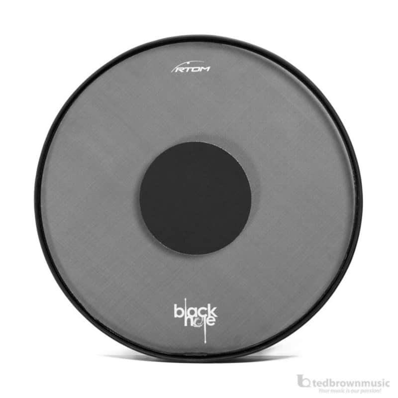 RTOM Black Hole Snap-On Mesh Practice Pad - 14" image 1