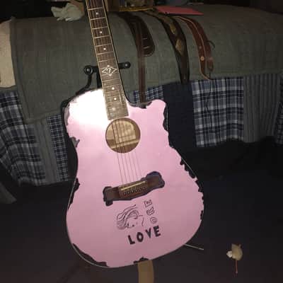 Fender T-Bucket 400CE Flamed Maple Acoustic/Electric Guitar —Painted image 1