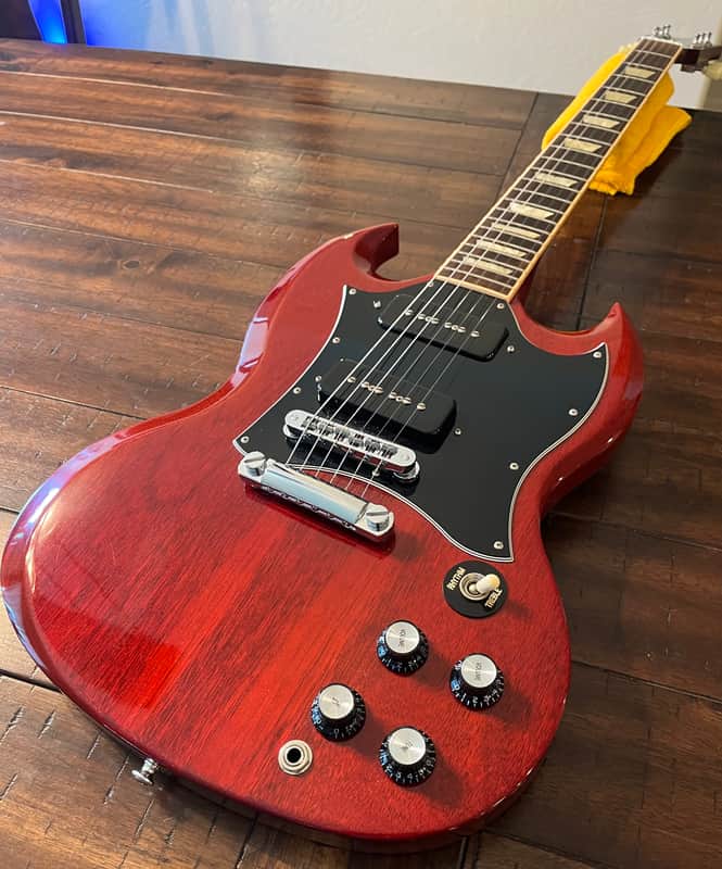 2012 USA Gibson SG P-90 - Heritage Cherry image 1
