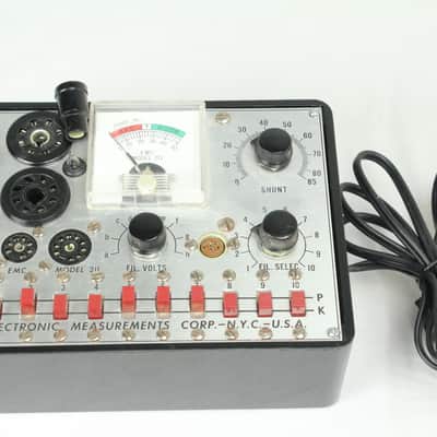 EMC Tube Tester Model 211 With Box And Manuals image 3