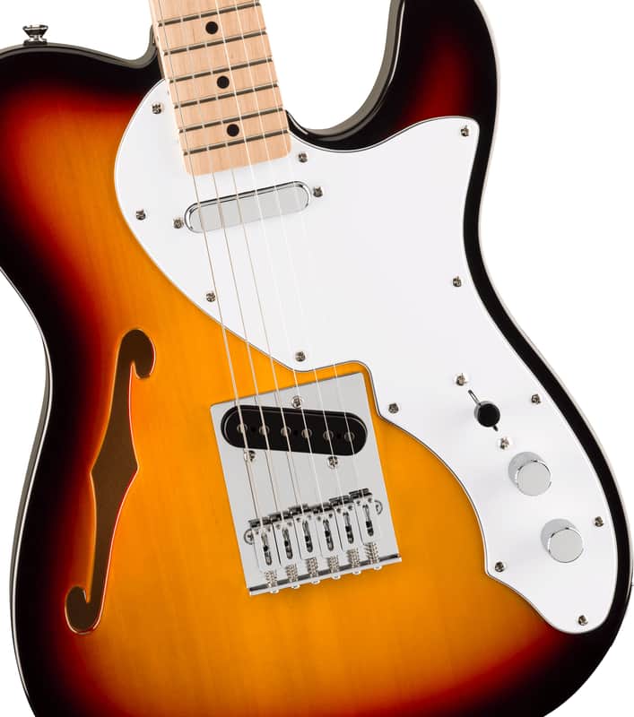 Squier Affinity Series Telecaster Thinline - 3-Color Sunburst image 1