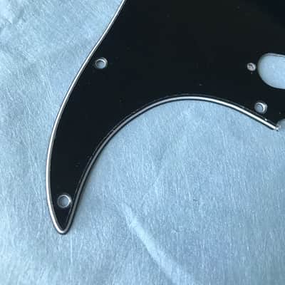 New 3 Ply Black 11 Hole Modern-Style Strat s/s/s Fits Fender Guitar Pickguard image 2