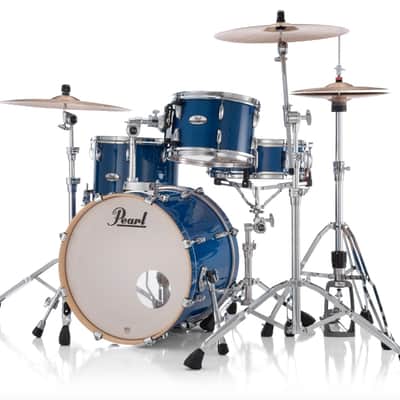 Pearl Professional Series 3 Piece Shell Pack - 20" Bass Drum SHEER BLUE image 2
