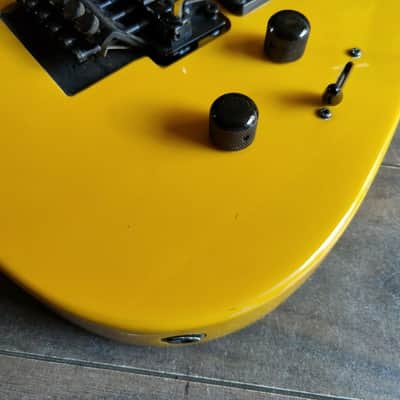 1990's Bill Lawrence Japan VR-803 HSH Superstrat (Canary Yellow) image 2