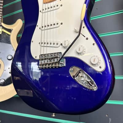 Fender Mexican Standard Stratocaster Midnight Blue 2001 Electric Guitar image 5