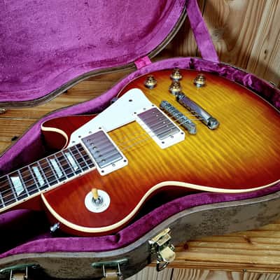 Gibson Les Paul 1959 Reissue VOS Washed Cherry Sunburst, Bj. 2012 image 19