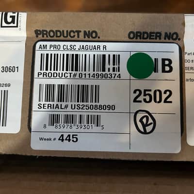 Fender American Professional Classic Jaguar  2025 - Faded Sherwood Green Metallic / 8lbs. 6.6oz. #US25088090 image 13