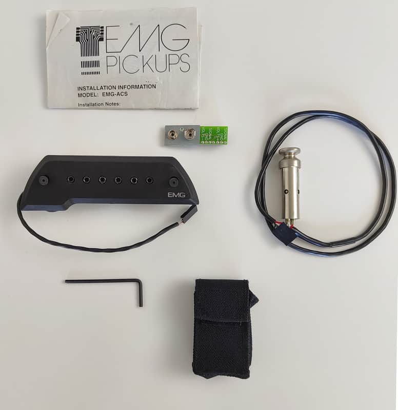 EMG ACS – Vintage Active Soundhole Pickup, Ultrajak, 9V Kit Complete image 1