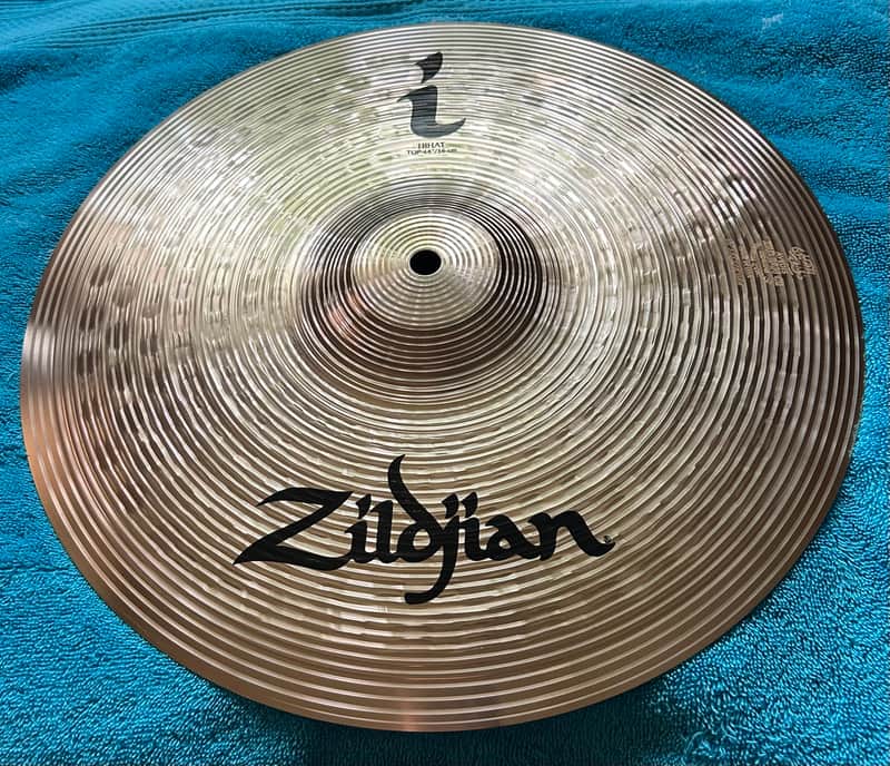 Zildjian i Series 14 Inch Hi Hat Cymbals, 968 & 1,138 Grams, NEW, Video Demo. image 1