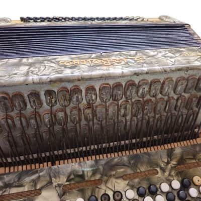 WWII German Button Accordion Solo Bolero 1939-1945 Rare Trophy Italy or Germany image 14