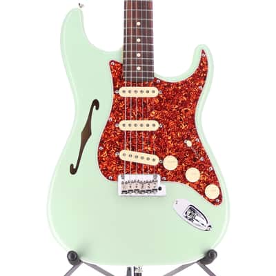 Fender American Professional II Stratocaster Thinline Rosewood Fingerboard Transparent Surf Green (AA11)(09877) (09877) image 1