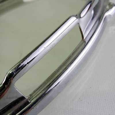 Slingerland 15"COB BRASS Stick-Saver Snare Drum Resonant Rim/Hoop 8Lug Chrome US image 2