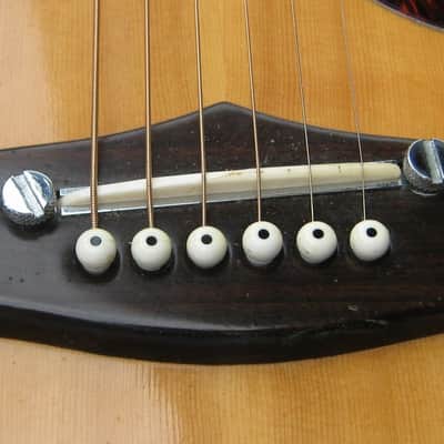 Vintage Ventura V12 Japan Built Acoustic Guitar - Gibson Style Headstock / Bridge image 7