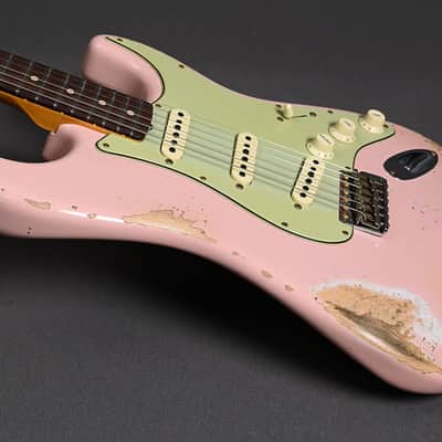 Fender Custom Shop Stratocaster 1959 Heavy Relic Shell Pink R119126 image 8
