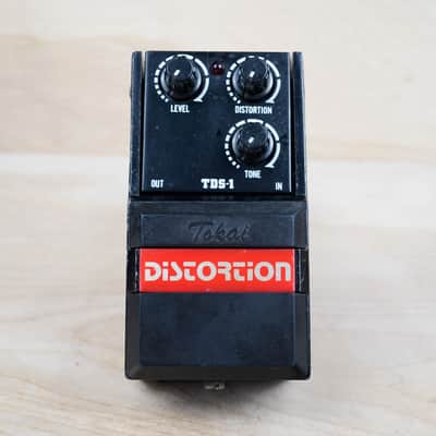 Tokai TDS-1 Distortion Pedal 1980s - Black and Red Made in Japan MIJ image 6