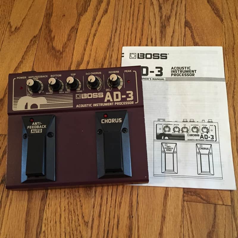Boss AD-3 Acoustic Instrument Processor image 2