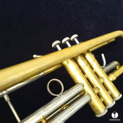 Vincent Bach Stradivarius 43 raw brass ML trumpet mouthpiece case Gamonbrass image 13